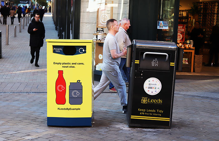 #LeedsByExample recycling bins