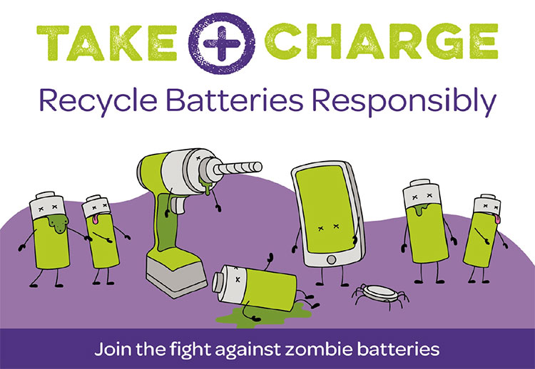 Take charge of battery recycling